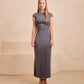 Lina Dress - Charcoal Grey