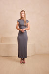 Lina Dress - Charcoal Grey