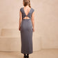Lina Dress - Charcoal Grey