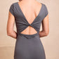 Lina Dress - Charcoal Grey