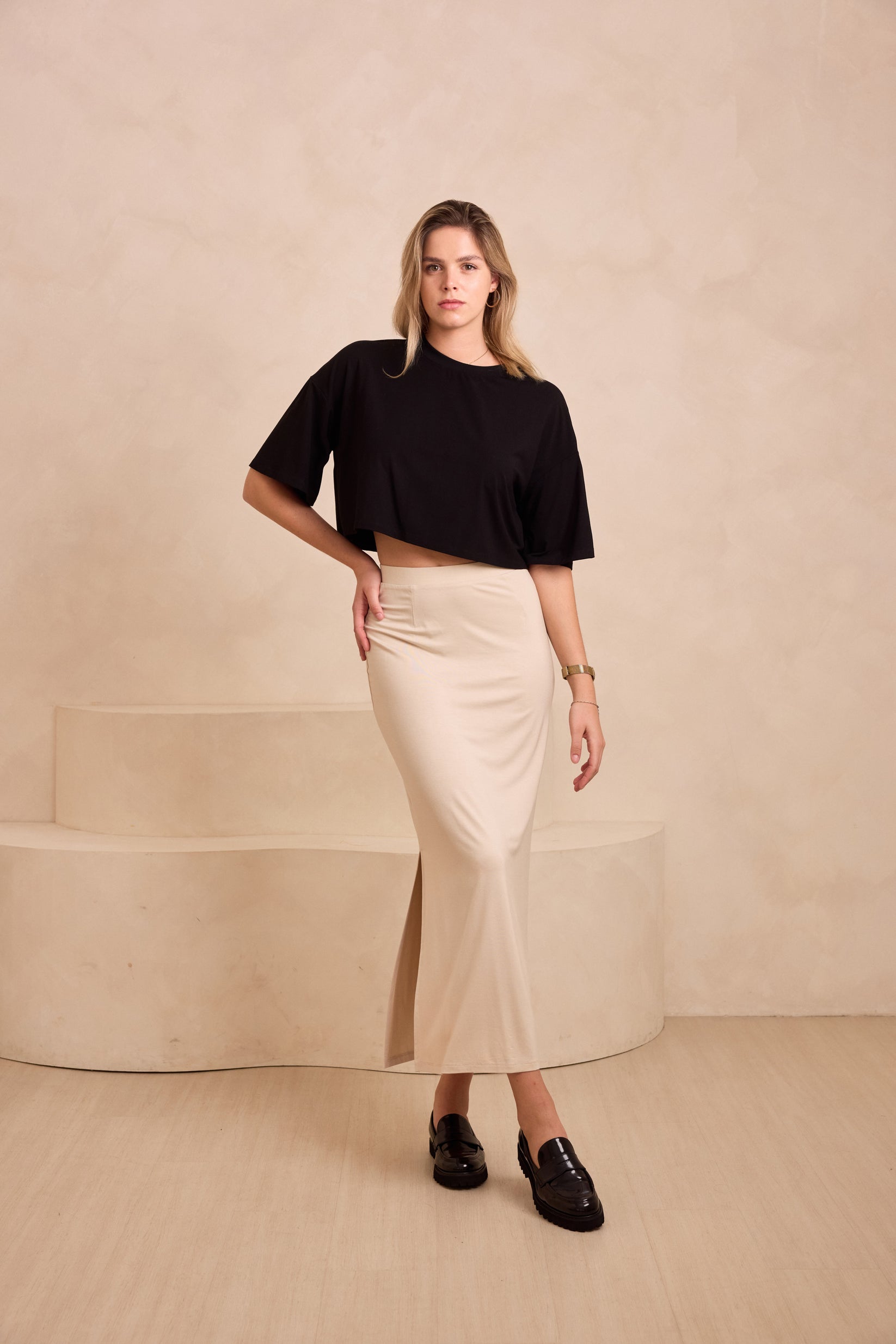 SAYA Saya Skirt - Oatmeal – Lost & Fray