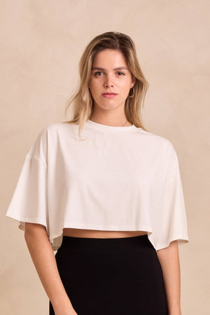 Cleo Tee - Rice White