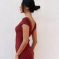 Lina Dress - Crimson Red