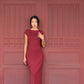 Lina Dress - Crimson Red