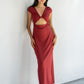Lina Dress - Crimson Red