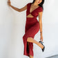 Lina Dress - Crimson Red