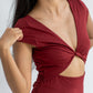 Lina Dress - Crimson Red
