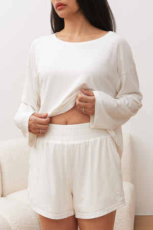 Elias Shorts - White