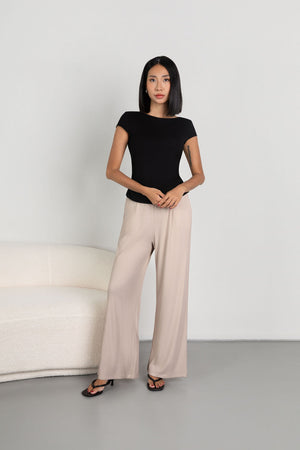Indah Trousers - Rose Mauve (Knit)