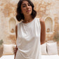 Elaine Tank Rice White