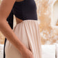 Chloe Dress Black/Tan