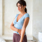 Lana Reversible Top - Baby Blue