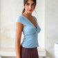 Lana Reversible Top - Baby Blue