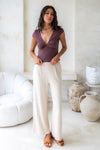 Lana Reversible Top - Mocha