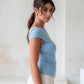 Lana Reversible Top - Baby Blue
