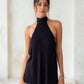 Marla Faux Romper - Black