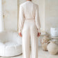 Indah Trousers - Cloud White (Knit)