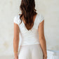 Lana Reversible Top - Rice White