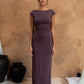Lina Dress -2.0 Mocha (Padded)