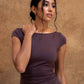 Lina Dress -2.0 Mocha (Padded)