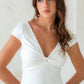 Lana Reversible Top - Rice White