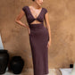 Lina Dress -2.0 Mocha (Padded)
