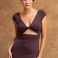 Lina Dress -2.0 Mocha (Padded)