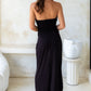 Hailey (Padded) Halter Top - Black