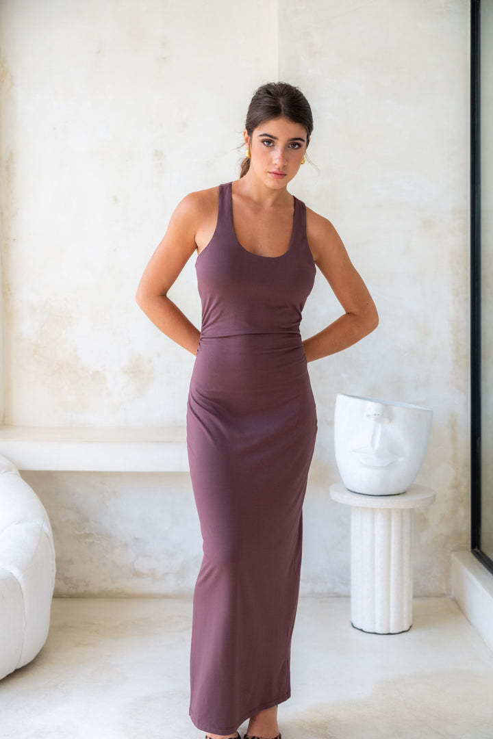 Rae Racerback Maxi - Mocha